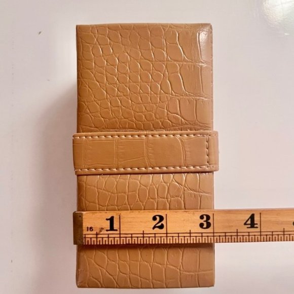 Jewelry Box -Tan Leather Look - New - Picture 9 of 10